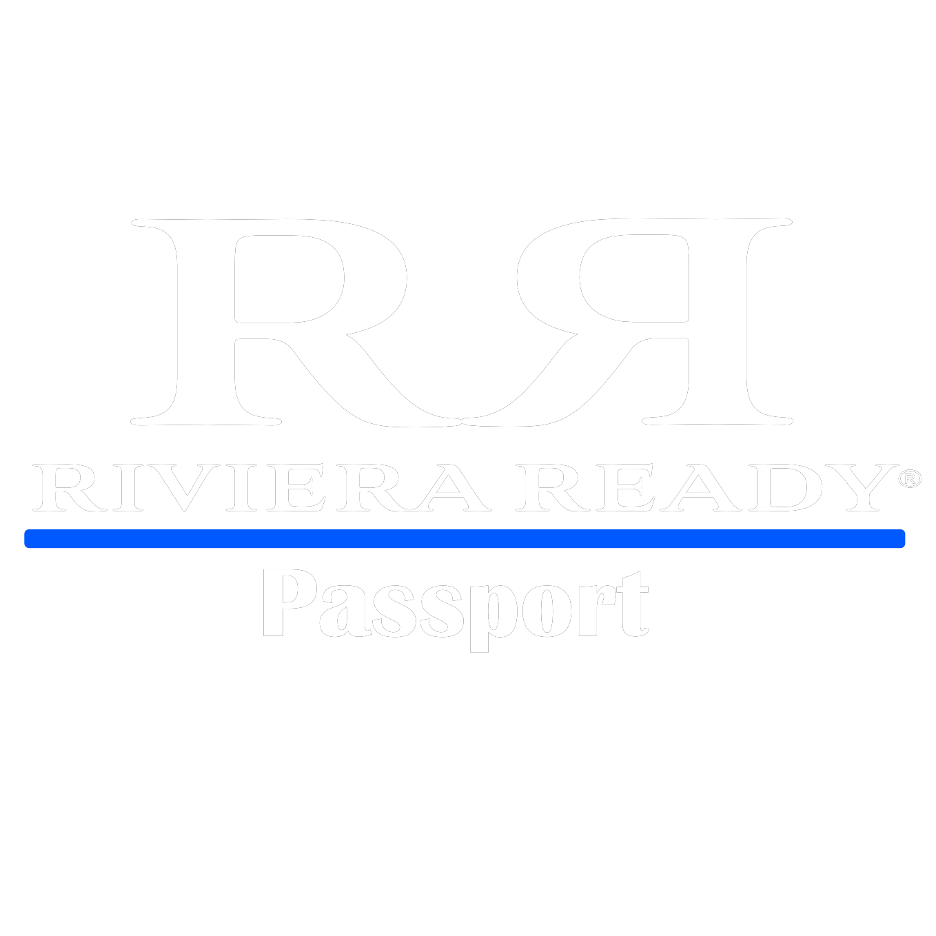 Riviera Ready Passport Logo Square DARK THEME